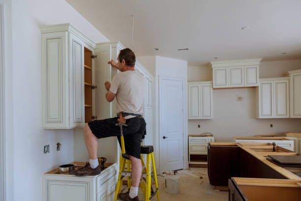 Open concept kitchen conversion in Bryn Athyn by JMT Kitchen Cabinet